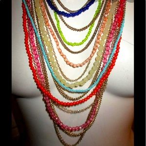 Multi-layered necklace